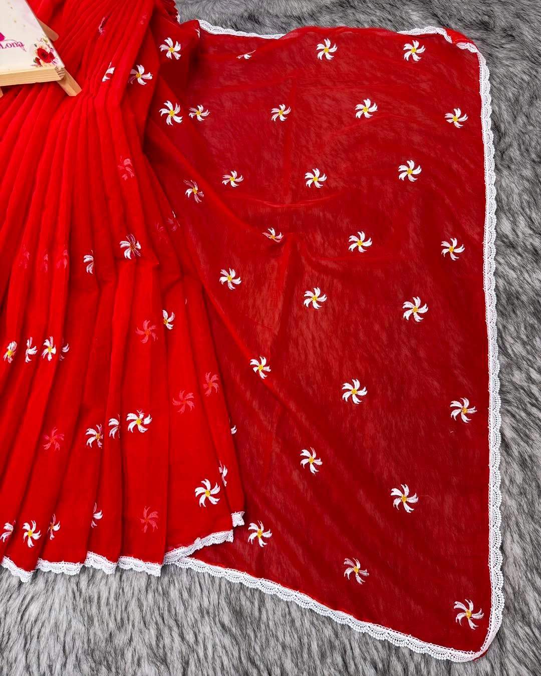 Embroidery Saree