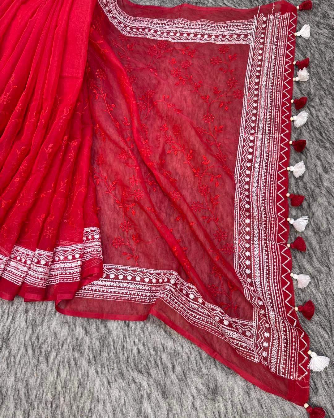 Embroidery Saree