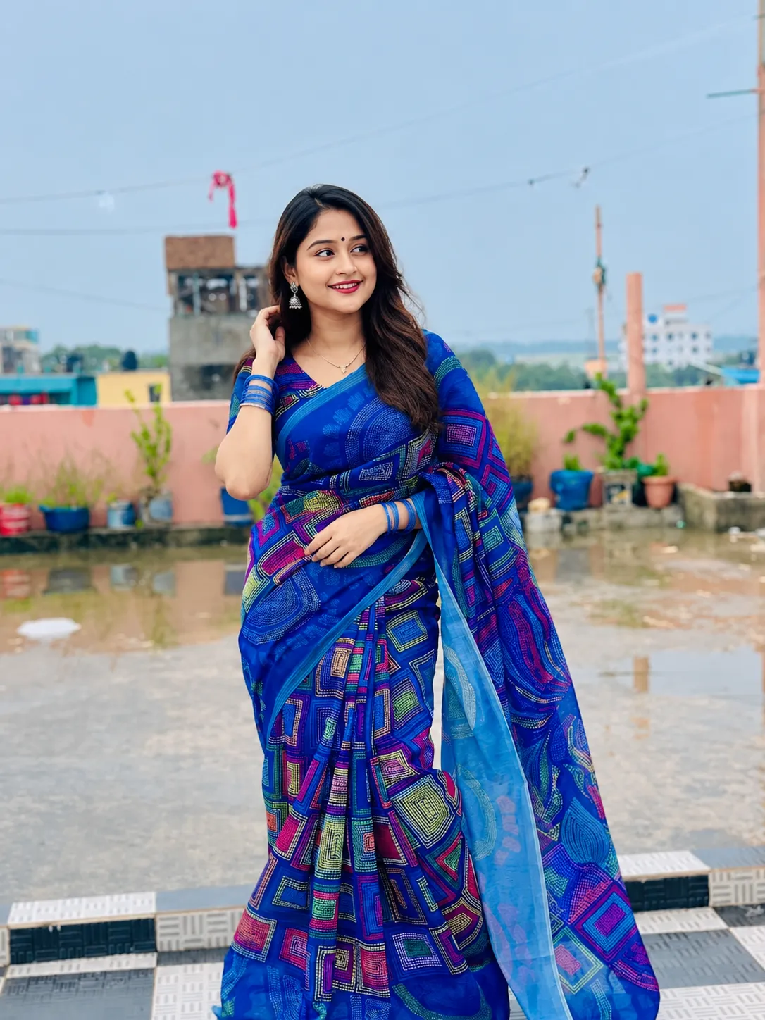 Pure Soft Silk Kanta Stich Design Saree With Blouse Piece |